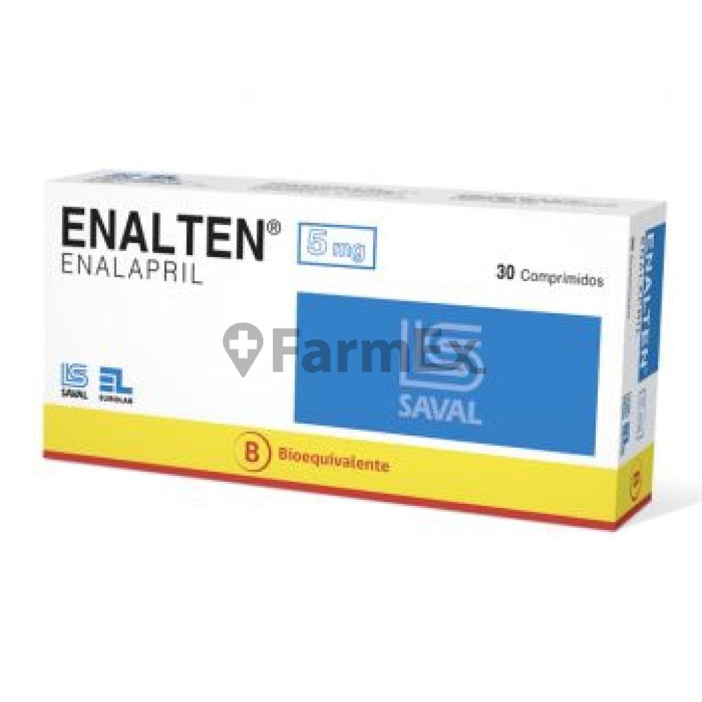 Enalten 5 mg x 30 comprimidos Farmex-Pluxee-Persistente